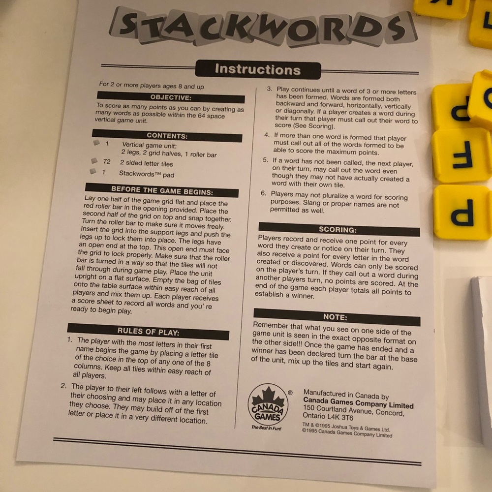 Stackwords board game - Picture 3 of 12